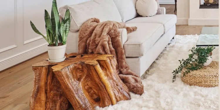 What Makes Tree Stump Side Table A Unique Piece of Fantastic Art?