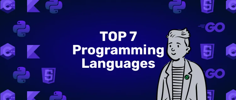 Top 7 programming languages.