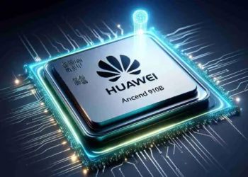 Huawei Ascend 910B AI processor chip designed to rival Nvidia in artificial intelligence hardware.