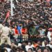 Crowd chaos during RCB victory celebration stampede in Bengaluru after IPL 2025 win