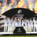 South Africa cricket team celebrates ICC World Test Championship 2025 victory with trophy and fireworks.