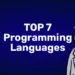 Top 7 programming languages.
